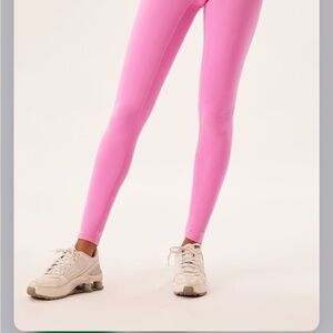 Girlfriend Collective Pink Leggings Vibrant and Form-Fitting